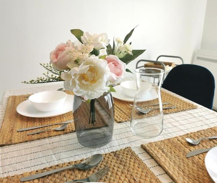 Chic 2Chambres,70M²+Balcon+Parking+Wifi น็องต์ ภายนอก รูปภาพ